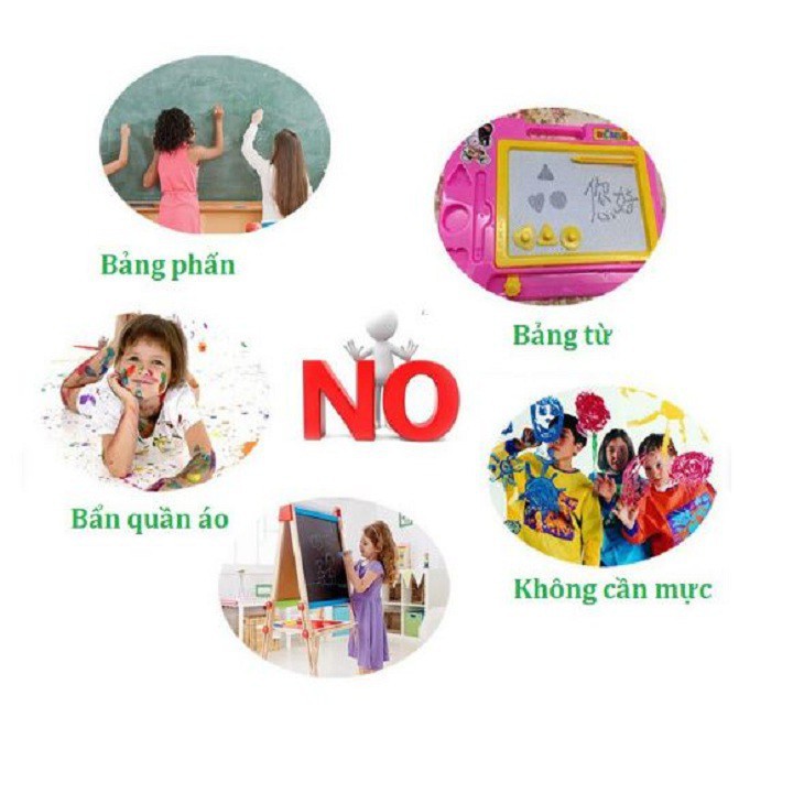 Bảng Viết Thông Minh LCD Tự Xóa 8.5 Inch Cho Bé Tập Vẽ, Viết