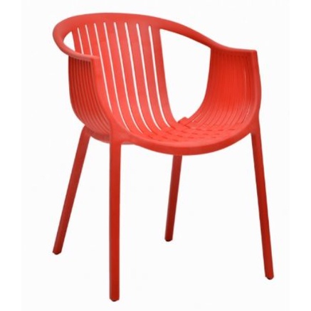 Ghế Cafe - Ghế Bành Nhựa Tựa Lưng Cho Phòng Ăn, Phòng Ngủ, Không Gian Thư Giãn, Quàn Cafe, Nhà Hàng, Quá