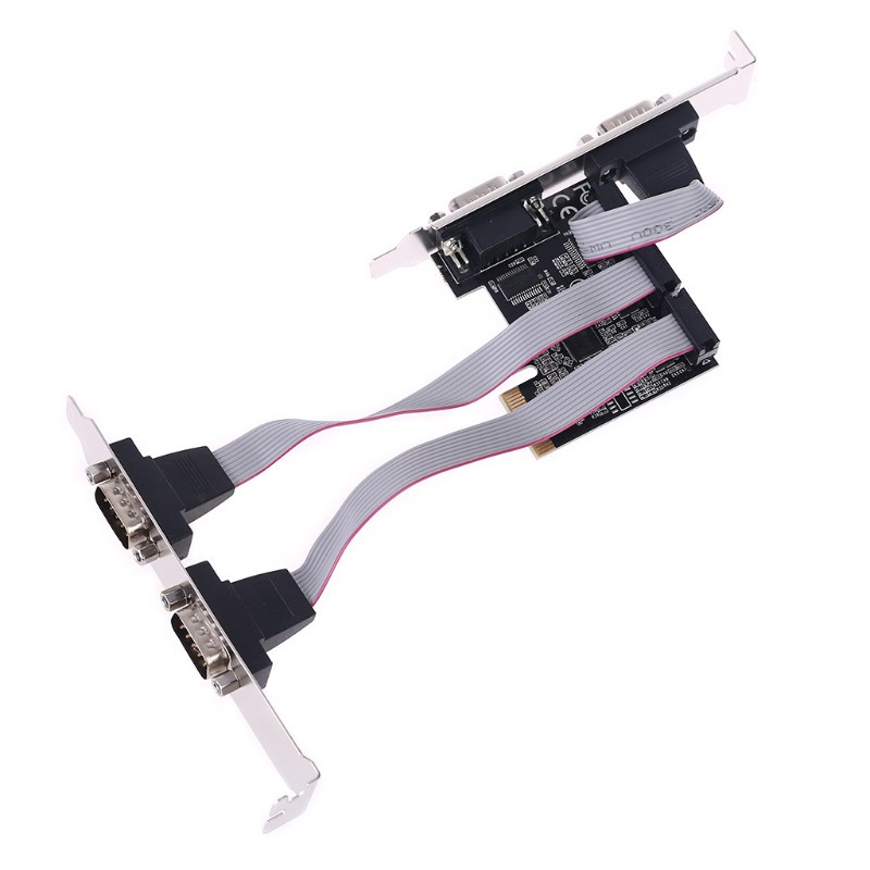 Thẻ mở rộng 99100 Chipset PCLE 4 cổng nối tiếp RS232 DB9 chất lượng cao