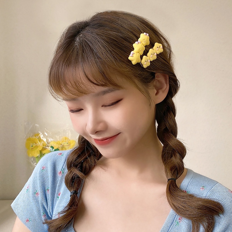 Mới Kẹp Tóc Hình Ngôi Sao Dễ Thương Phong Cách Hàn Quốc Cho Nữ