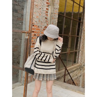 Áo len kẻ vặn gấu LEN65 1994closet