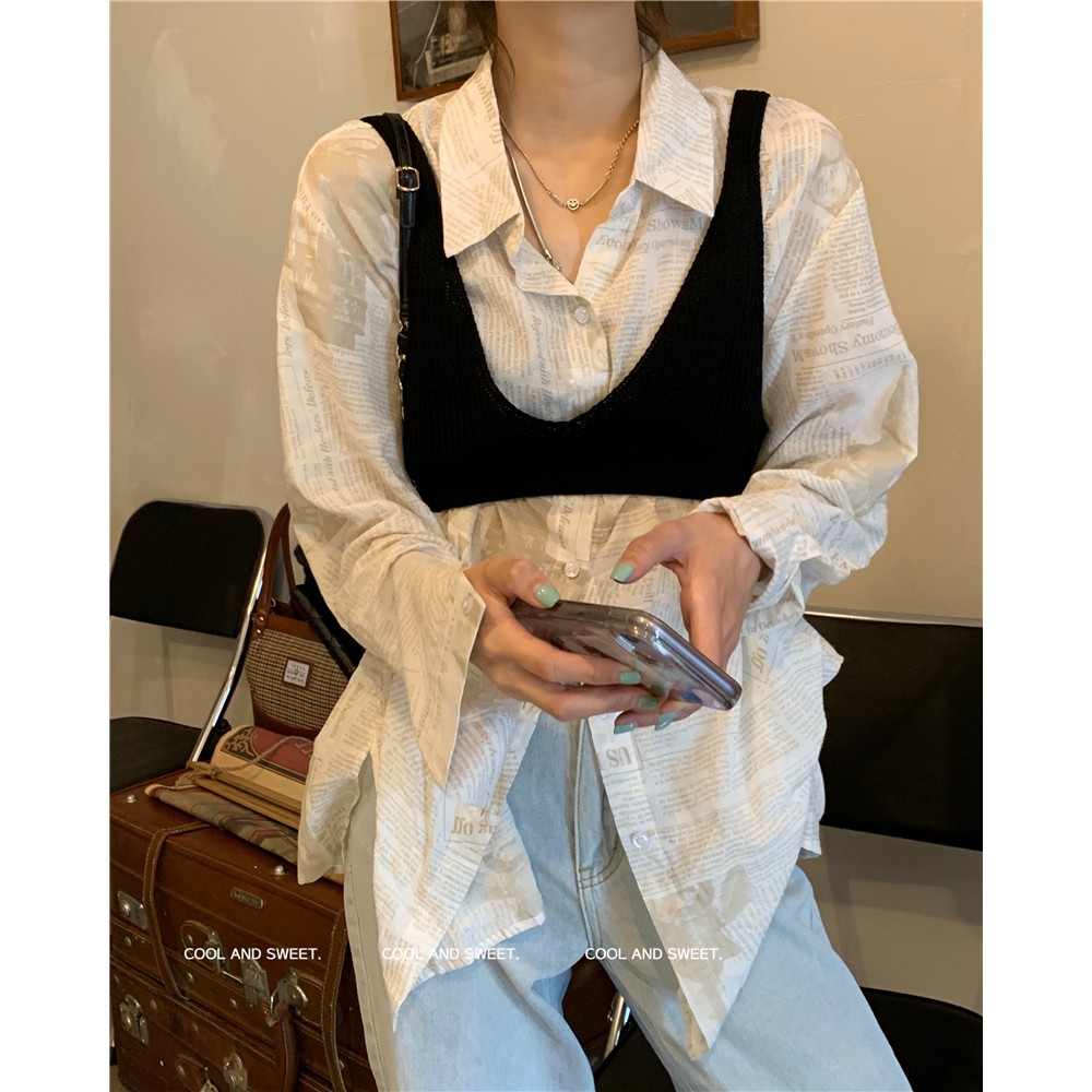 [SẴN] Áo gile len nữ Ulzzang Quảng Châu AGL15 | BigBuy360 - bigbuy360.vn