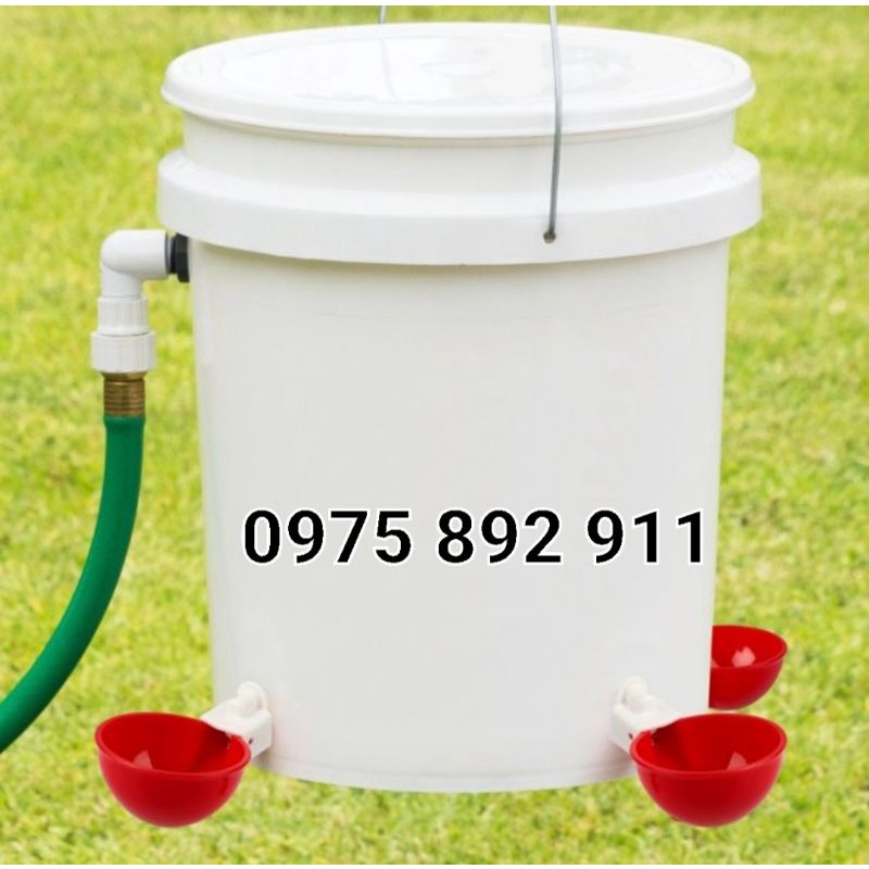 10 cái cốc máng uống tự động cho gà , vịt , chim , thỏ