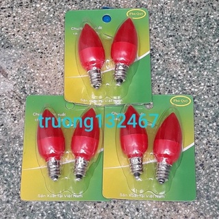 Bóng Ớt led bàn thờ (Vĩ 2 bóng)