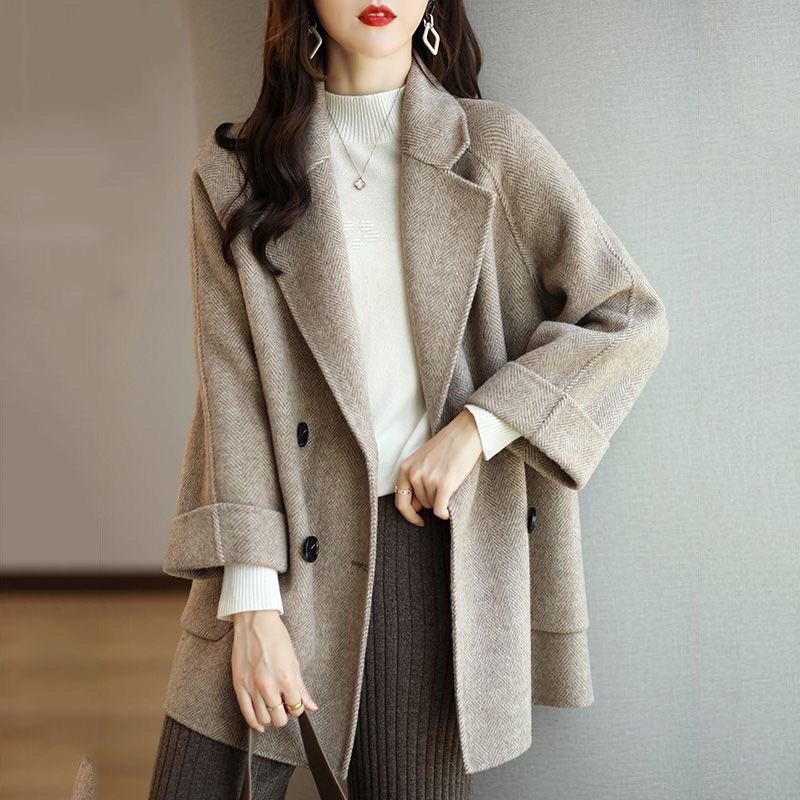 ÁO DẠ DÁNG LỬNG NỮ PHONG CÁCH HÀN QUỐC