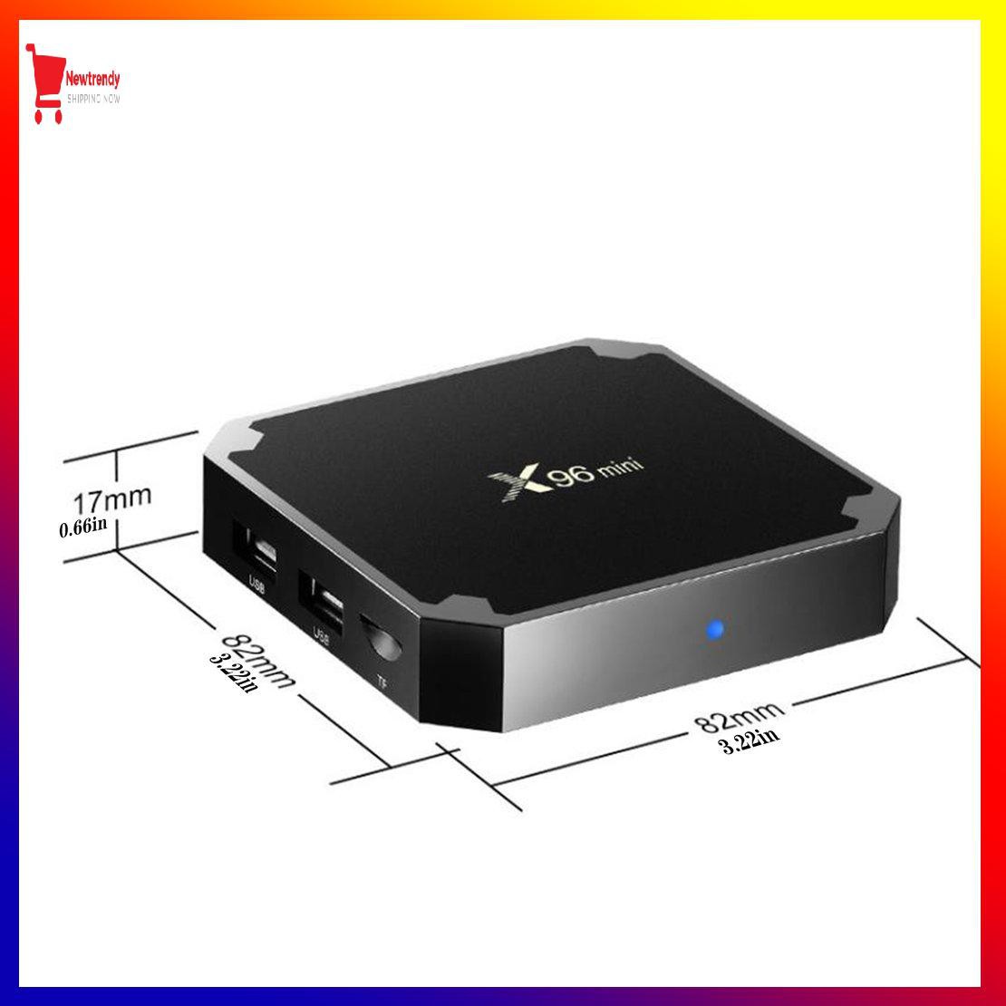 Tv Box X96 Mini S905w Lõi Tứ 2.4g (0331) Hỗ Trợ Wifi Không Dây