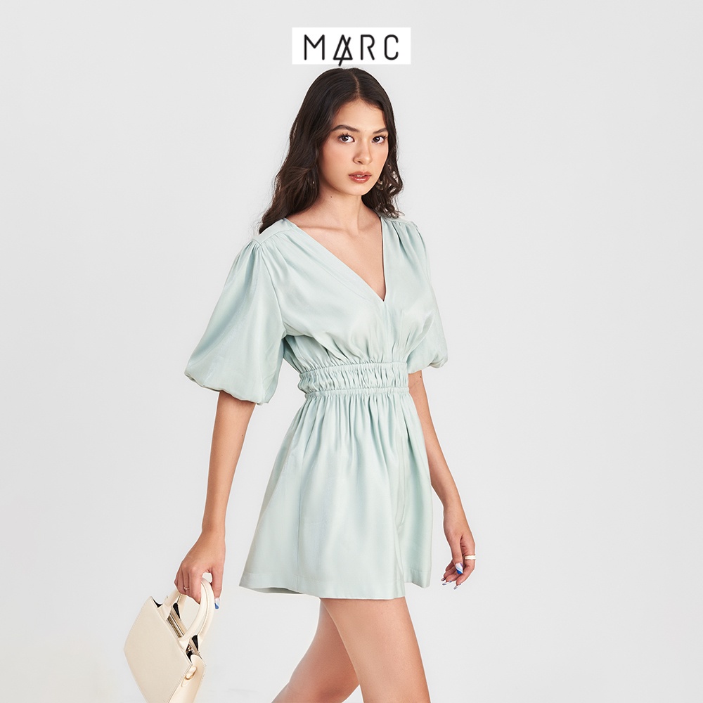 Jumsuit nữ MARC FASHION tay phồng lưng nhún thun