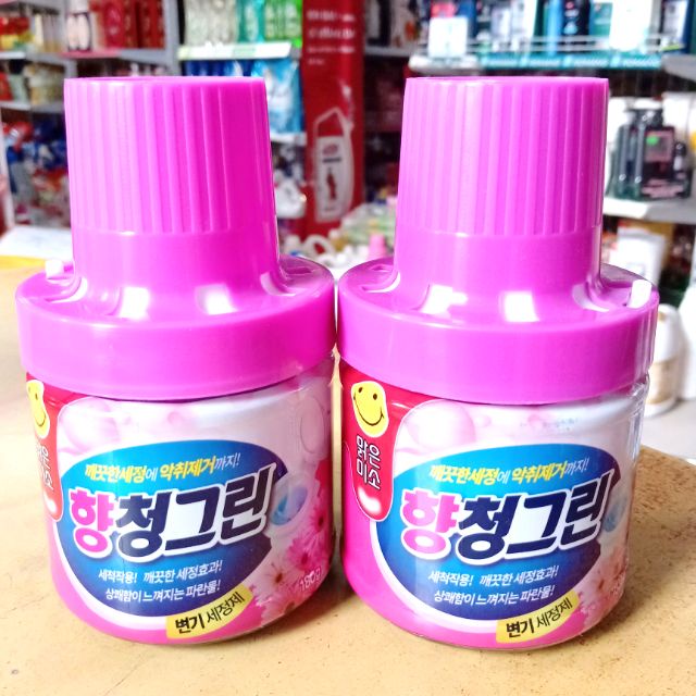 Lọ thả bồn cầu Hàn Quốc diệt khuẩn, khử mùi hiệu quả, trọng lượng 250gr sử dụng được khoảng 2000 lần xả nước