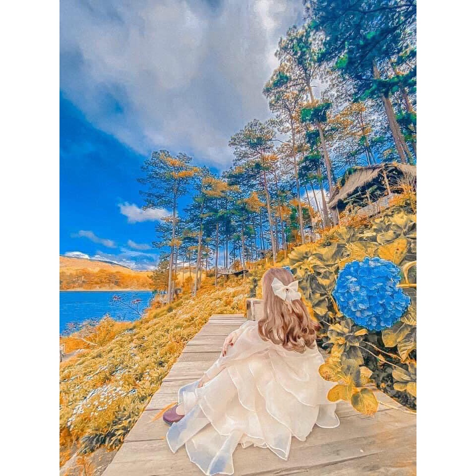 Đầm Maxi Trắng Xòe Tầng Cực Hót | BigBuy360 - bigbuy360.vn