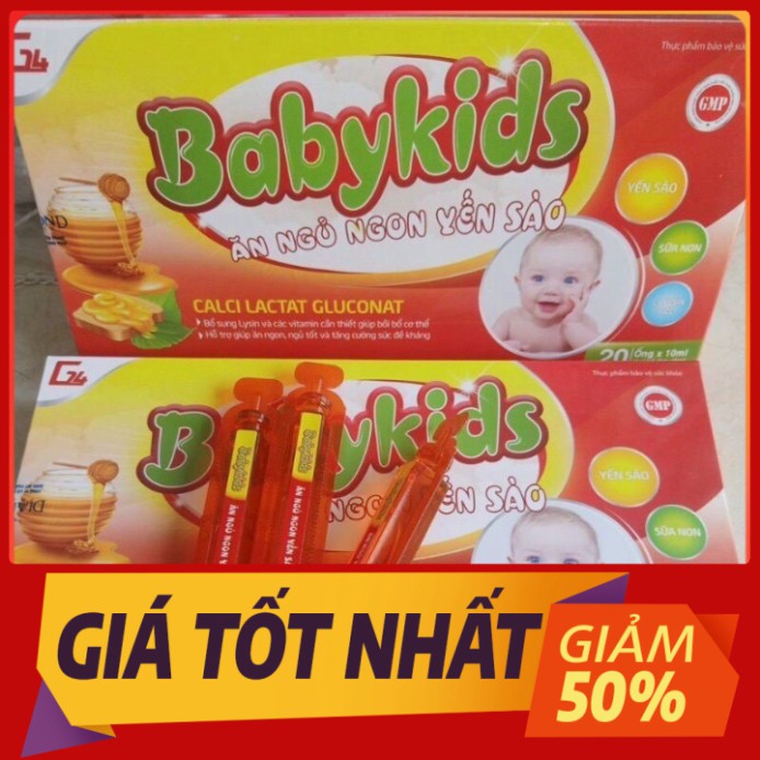 Babykids Ăn Ngủ Ngon Yến Sào 💖Chính Hãng💖 Yến Sào Baby kids Dành Cho Bé Yêu