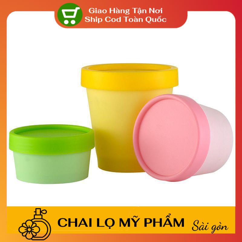 Hủ Đựng Kem ❤ SIÊU RẺ ❤ Hũ ly Thái 200g 100g 50g , Hũ nhựa chiết mỹ phẩm , phụ kiện du lịch