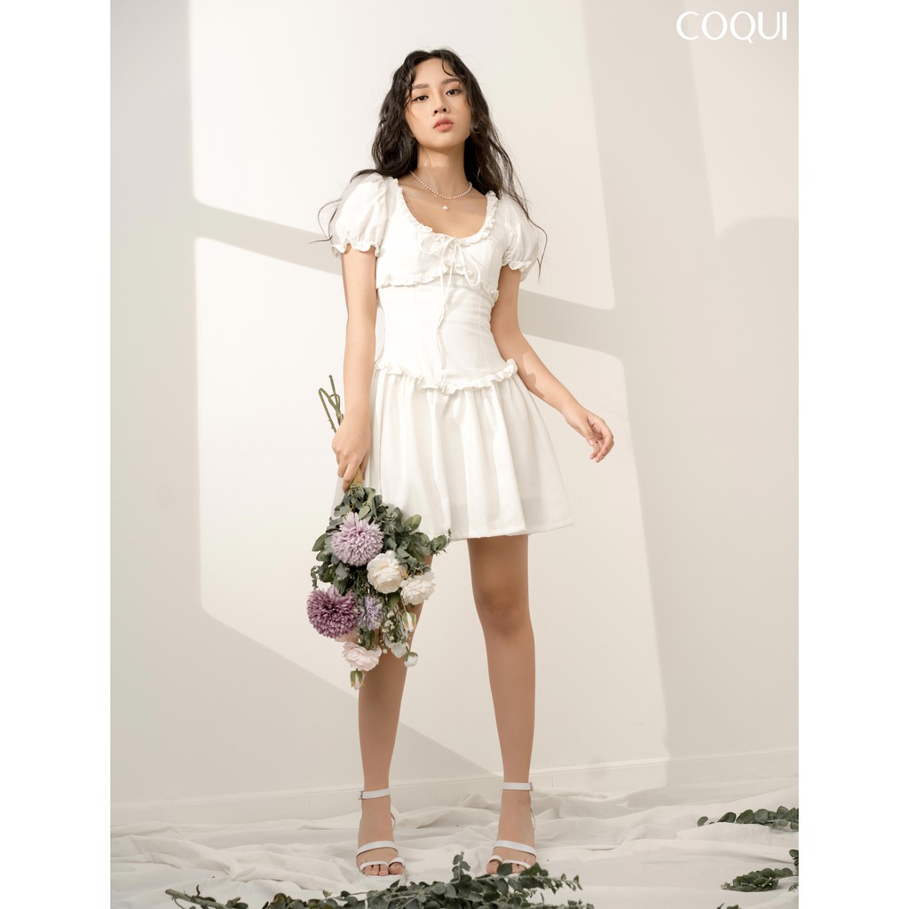 [COQUI] Đầm Emma tay phồng bèo ngực | BigBuy360 - bigbuy360.vn