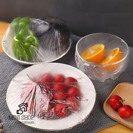 Set 100 Màng Bọc Thực Phẩm Túi Đựng Hình Gấu