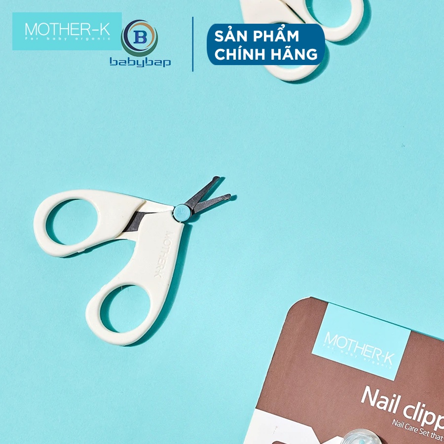 Kéo Cắt Móng Mother-K Hàn Quốc Hạn Chế Gây Tổn Thương Đến Da Thịt Bé