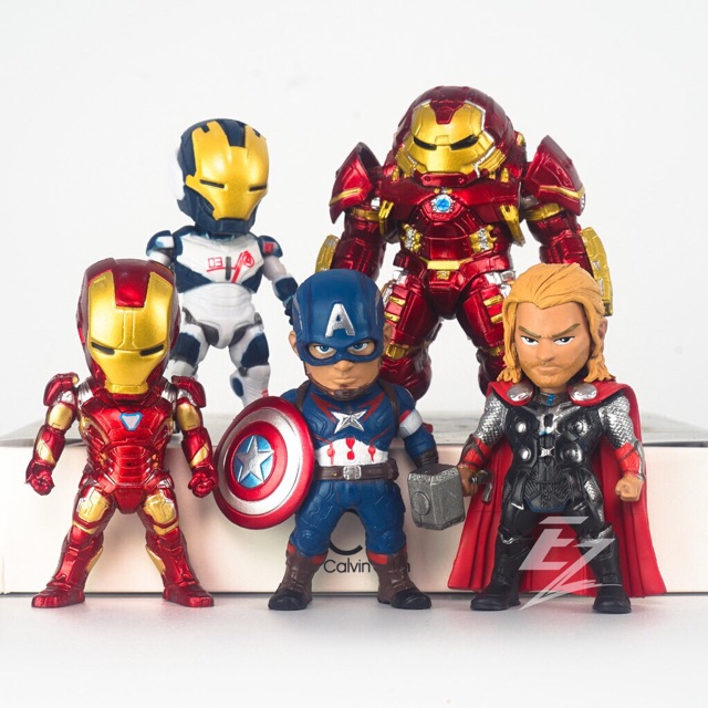 BỘ 5 MÔ HÌNH AVENGER HÀNG REAL