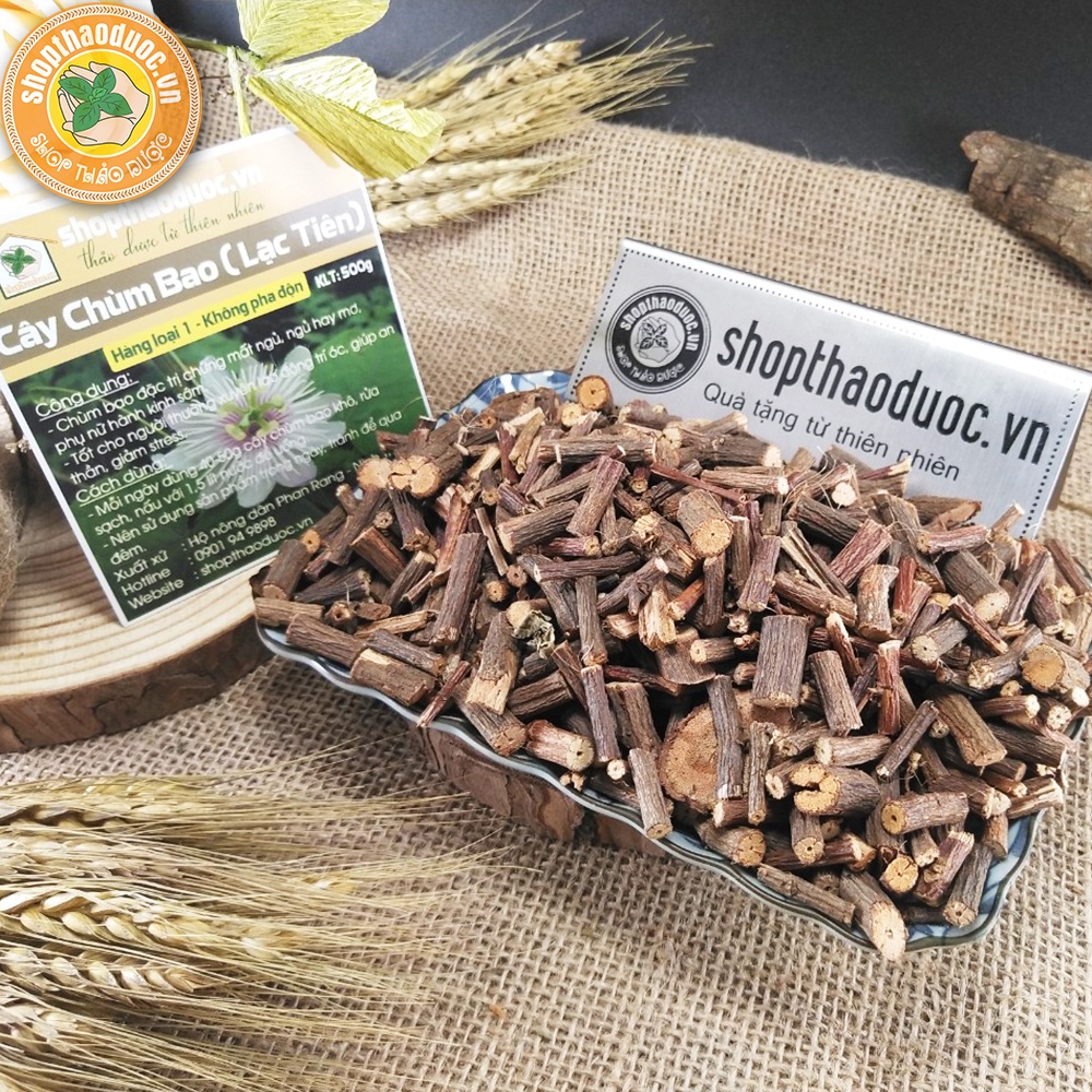 Cây Lạc Tiên  gói 500G - Lạc tiên giúp thanh nhiệt - Tốt cho Giấc Ngủ của bạn