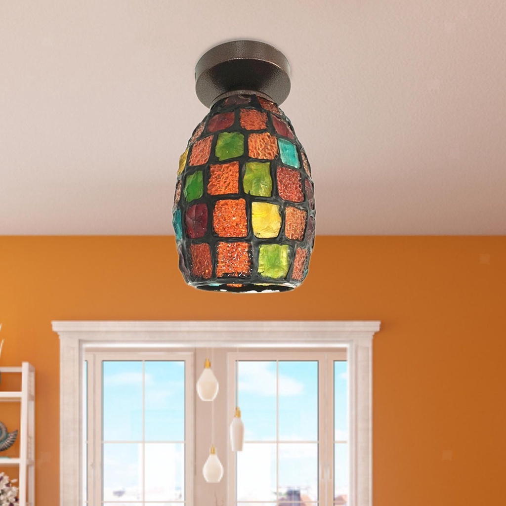 GOGOUP Đèn Trần Phòng Khách Mạ Chrome Hình Giọt Nước Mưa