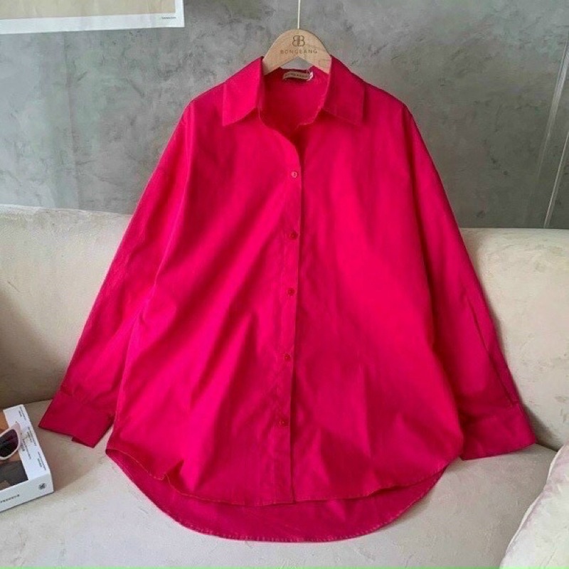 Áo sơ mi nữ tay dài nhiều màu chất vải Kate FreeSize | BigBuy360 - bigbuy360.vn