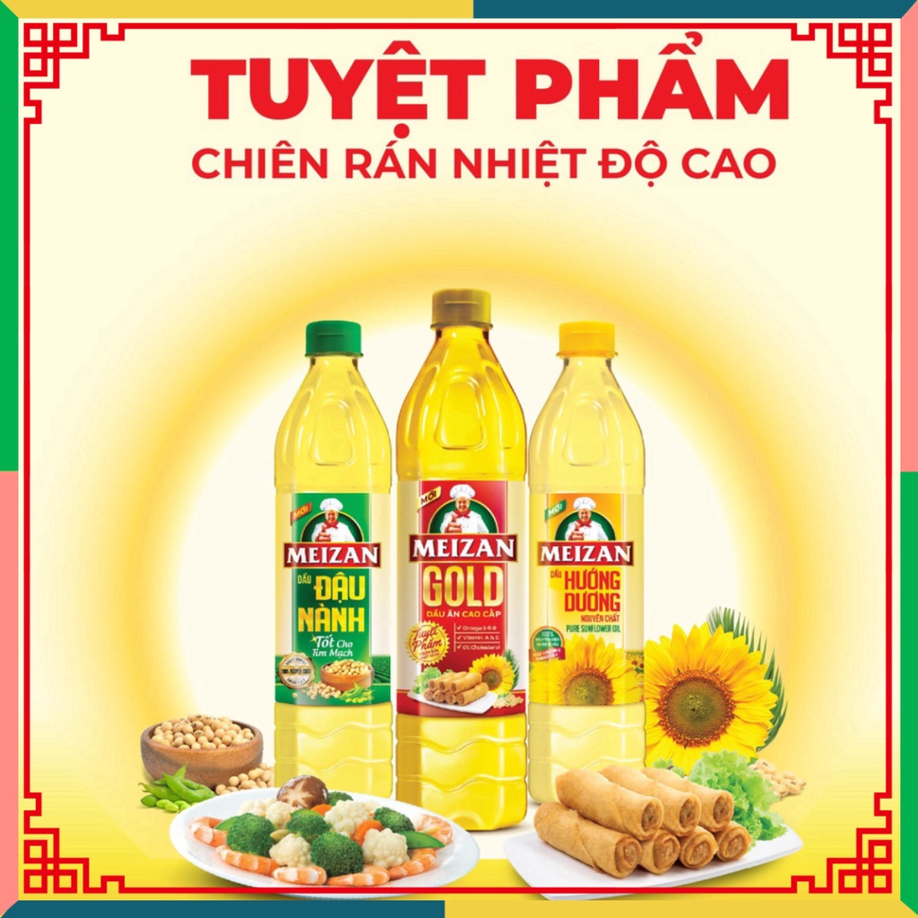 Dầu đậu nành Meizan 1L