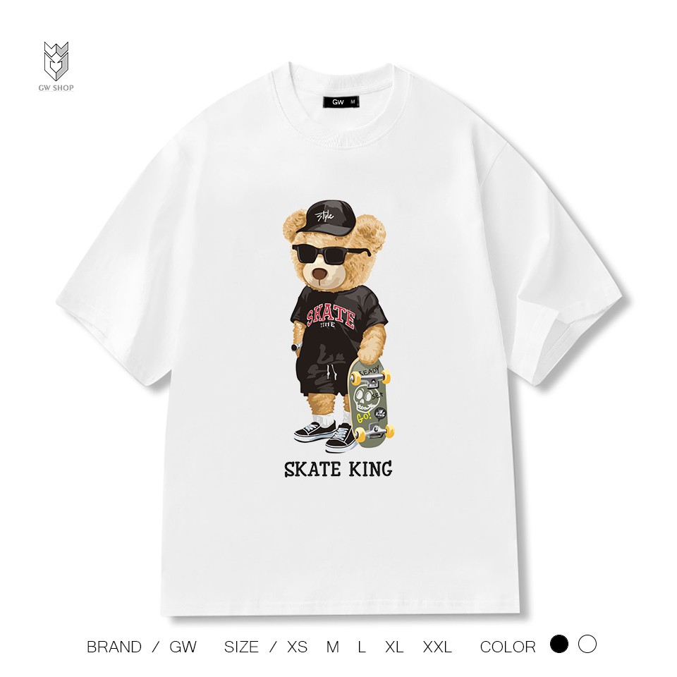 Áo Thun , áo tay ngắn nam nữ unuisex in Gấu Cool Boy Unisex  – GW Shop