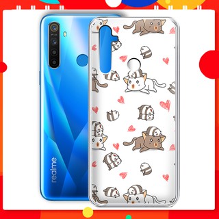 [FREESHIP ĐƠN 50K] Ốp lưng Realme 5 in hình gấu trúc chibi cute - 01243 Silicone Dẻo