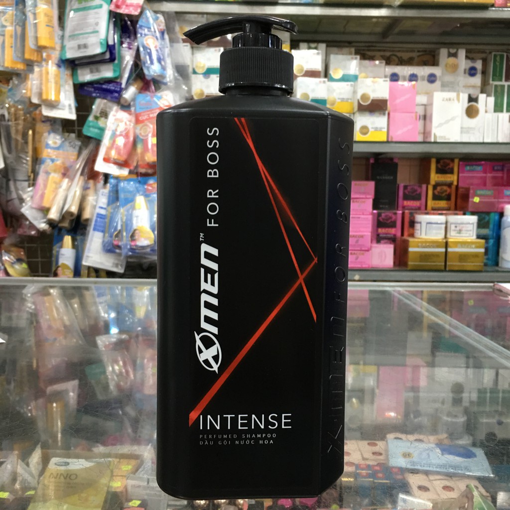 Dầu gội nam XMEN For Boss Intense Perfumed Shampoo 380g/650g - Chai gội đầu nam X men