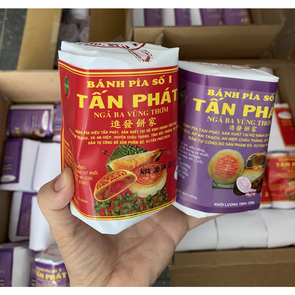 Bánh Pía Gói Giấy Truyền Thống - Tấn Phát - Không Trứng Muối