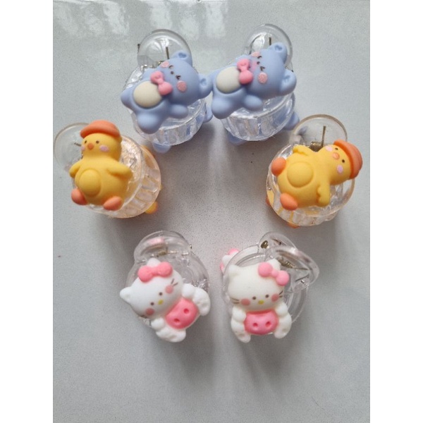 Kẹp tóc càng cua mini kiểu hoạt hình dễ thương xinh xắn cho bạn gái