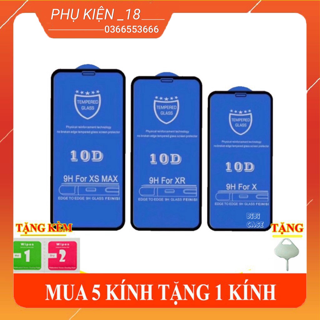 Cường lực Full 10D Từ IP 6-XS-IP 11 Pro MAX-Cảm Ứng Nhạy X2 - SIÊU TRONG-SIÊU BỀN