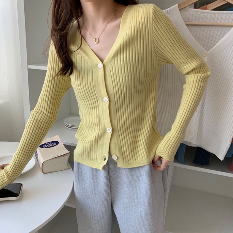 Áo cardigan len khoác dệt kim tay dài ulzzang kiểu Hàn Quốc dày dặn K5G3 | BigBuy360 - bigbuy360.vn