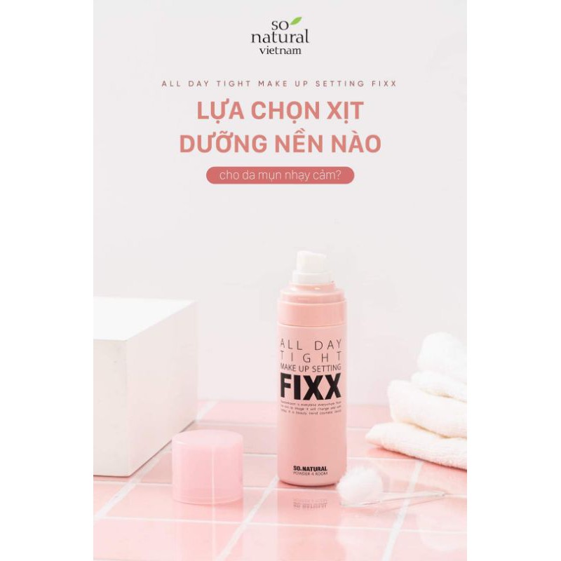 Xịt dưỡng khoá nền All Day Tight Make Up Setting Fixx | BigBuy360 - bigbuy360.vn