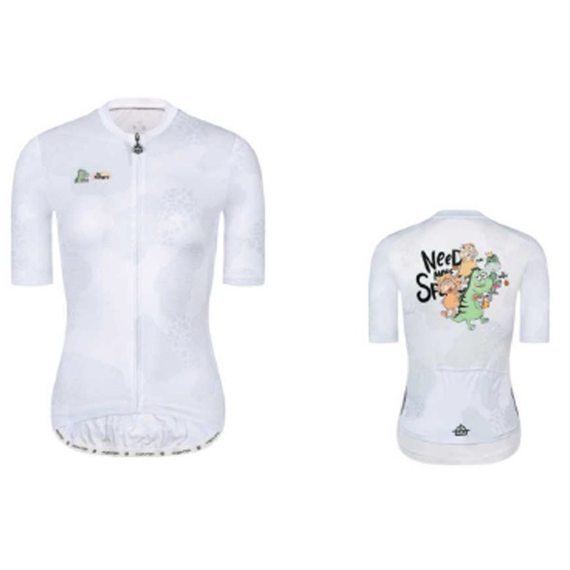 Monton Áo Thun Tay Ngắn Họa Tiết Khủng Long Cá Tính Cho Nữ