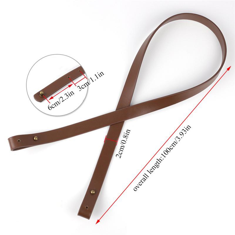 Dây đeo chéo gắn túi xách bằng da PU dáng dài tiện dụng