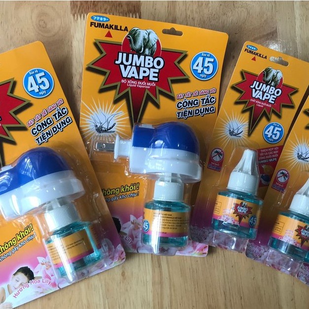 Bộ xông tinh dầu đuôi muỗi Jumbo