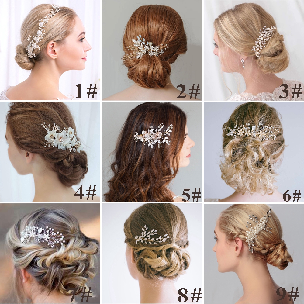 Kẹp cài tóc hình bông hoa xinh xắn dành cho trang trí thủ công