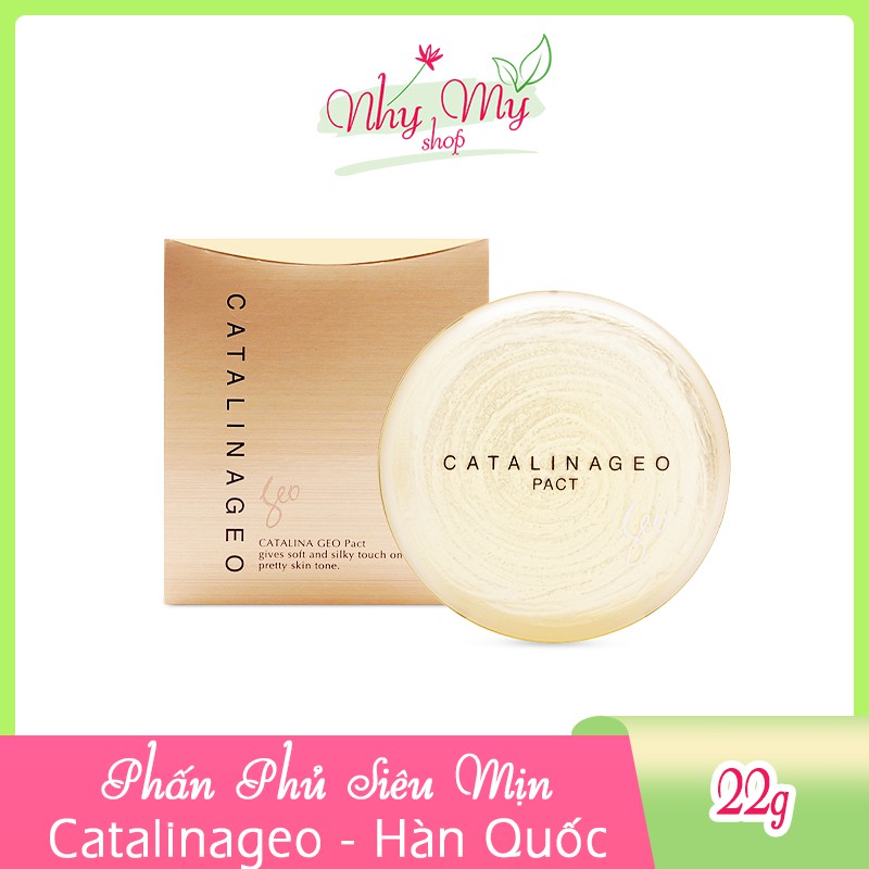 PHẤN PHỦ SIÊU MỊN GEO LAMY CATALINA GOLDEN PACT VÀNG