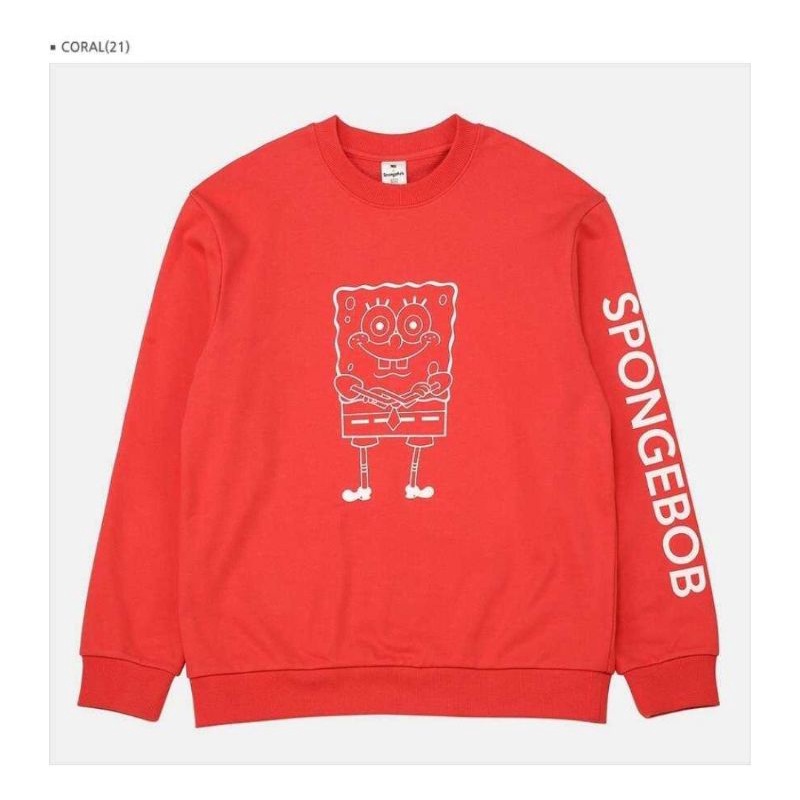 Áo Sweater NII x SpongeBob made in KOREA ( săn sale 50%)