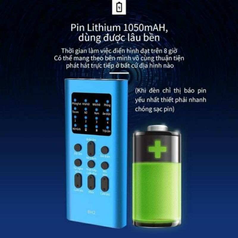 Sound card xox bh2 có kết nối bluetooth