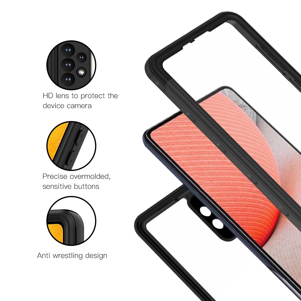Ốp Điện Thoại Trong Suốt Chống Sốc Chống Thấm Nước Cho Samsung Galaxy A01 / A11 / A21 / A02S / M02S / A12 / A22 / A32 / A42 / A52 / A72 5g