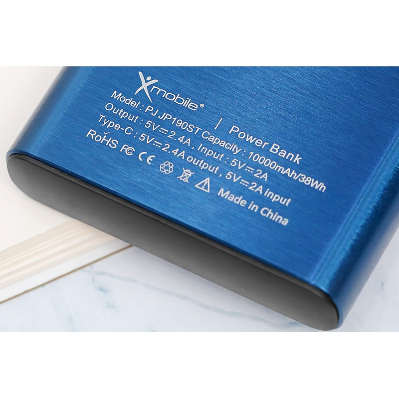 Pin sạc dự phòng Polymer 10.000mAh Type C Xmobile PJ JP190ST