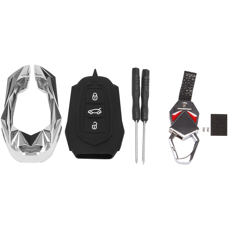 Vỏ Bọc Chìa Khóa Điều Khiển Từ Xa Cho Xe Peugeot 308 408 508 2008 3008 4008 5008 Citroen C4 C4L C6 C3-XR Sier