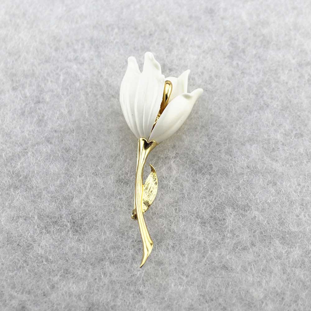 Trâm cài áo bằng nhựa hình bông hoa thời trang dự tiệc