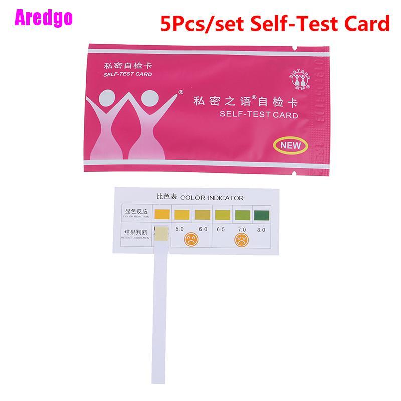 [Hàng mới về] Set 5 thẻ thử nghiệm hóa học đa dụng cho phụ nữ chất lượng cao
