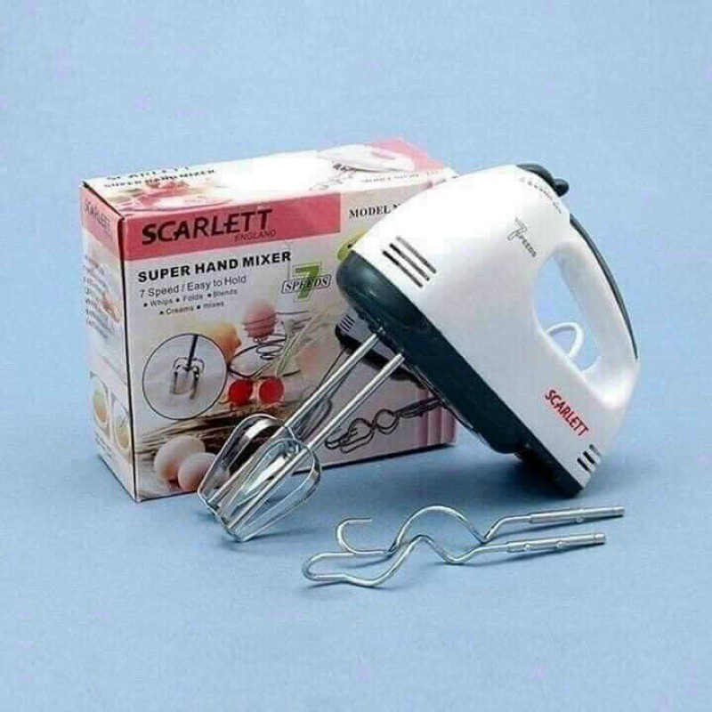 Máy đánh trứng cầm tay Scarlett 7 cấp độ công suất 180w