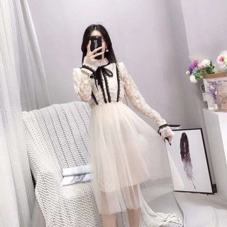 Váy ren 2 lớp