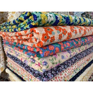 Vải xd thô xốp hoa