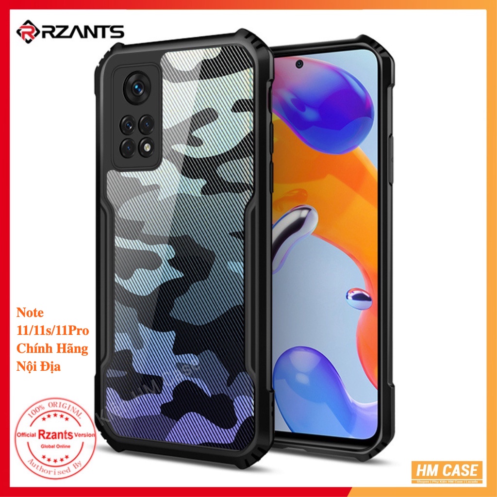 Ốp Chống Sốc Rzants Redmi Note 11 11S Note 11 Pro Note10 4G Note 10S Note thumbnail