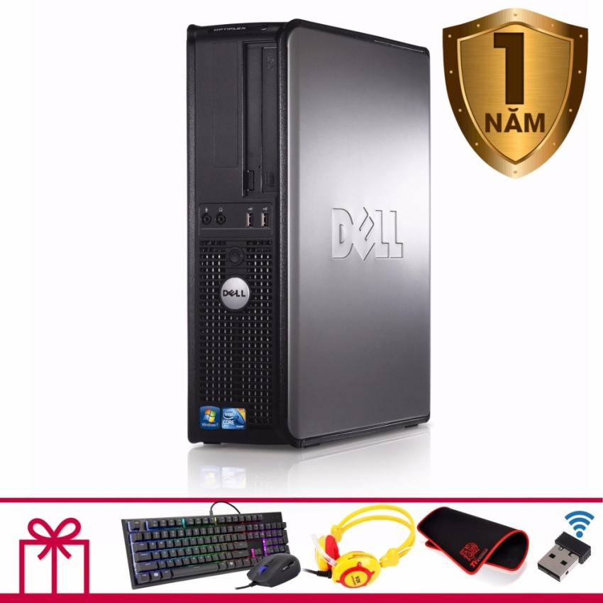 Máy tính văn phòng Dell Optiplex 745 SFF (Core 2 Duo E6600, Ram 4GB, SSD 120GB) + Quà Tặng - Hàng Nhập Khẩu | BigBuy360 - bigbuy360.vn