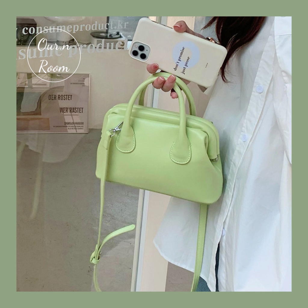 Kèm ảnh thật TÚI XÁCH NỮ HÌNH CON SÒ NẮP GẬP MÀU PASTEL PHONG CÁCH HÀN QUỐC 11072202