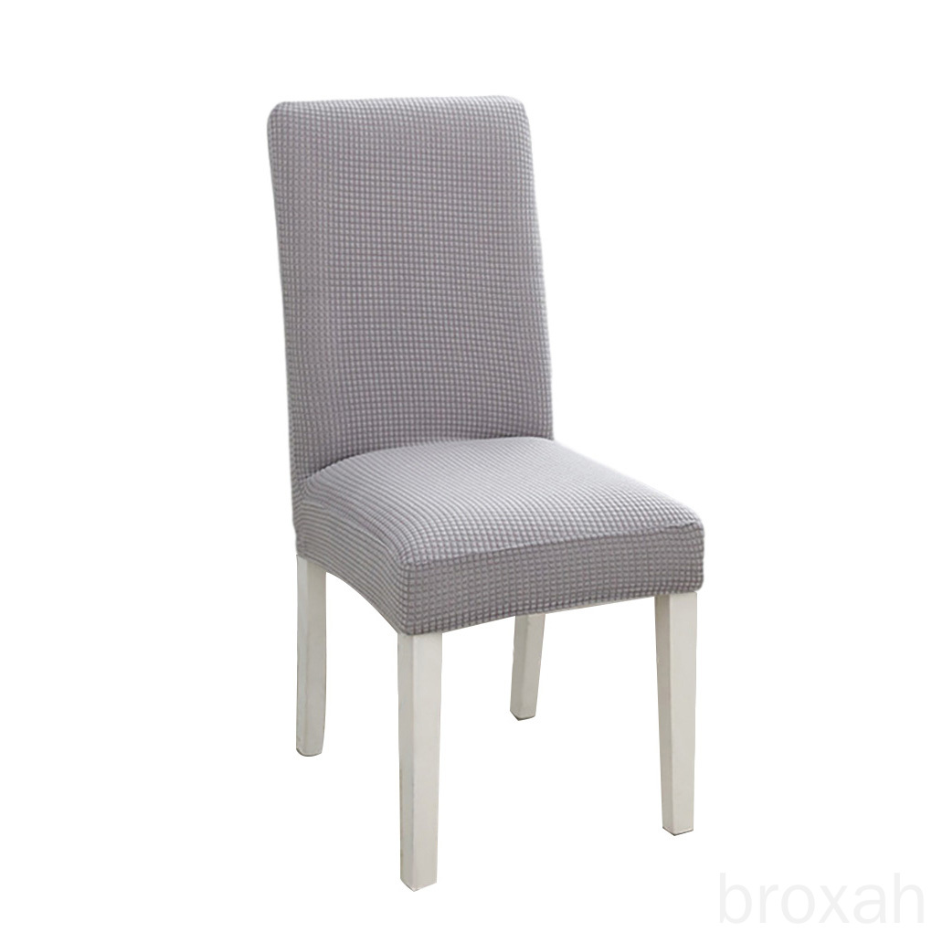 Elastic Chair Cover Thicken Fleece Washable Seat Protector Stretch Removable Slipcover for Home Hotel Dining Room broxah